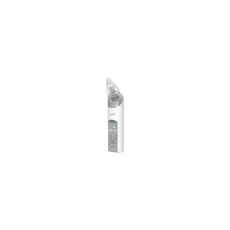 Grownsy nasal aspirator with 3 tips (gray)